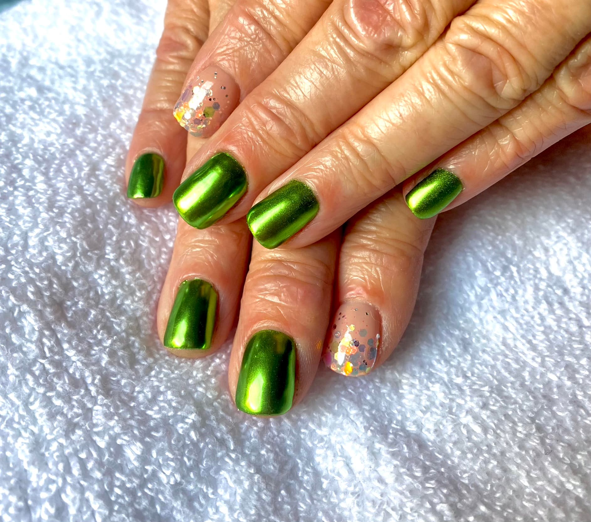 Chrome pomme — Gel