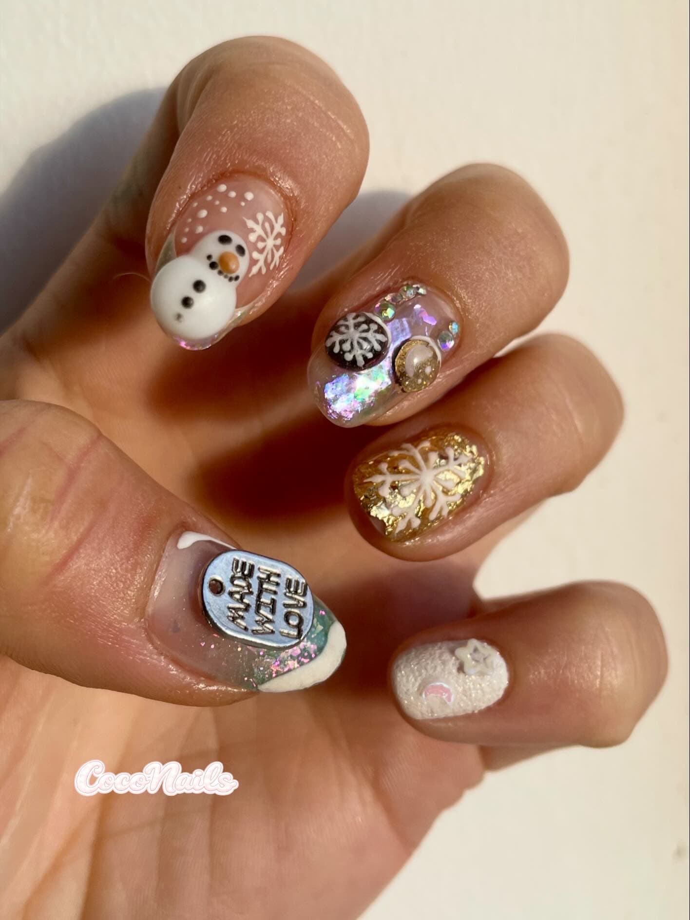 Féerie d'hiver — Nail Art