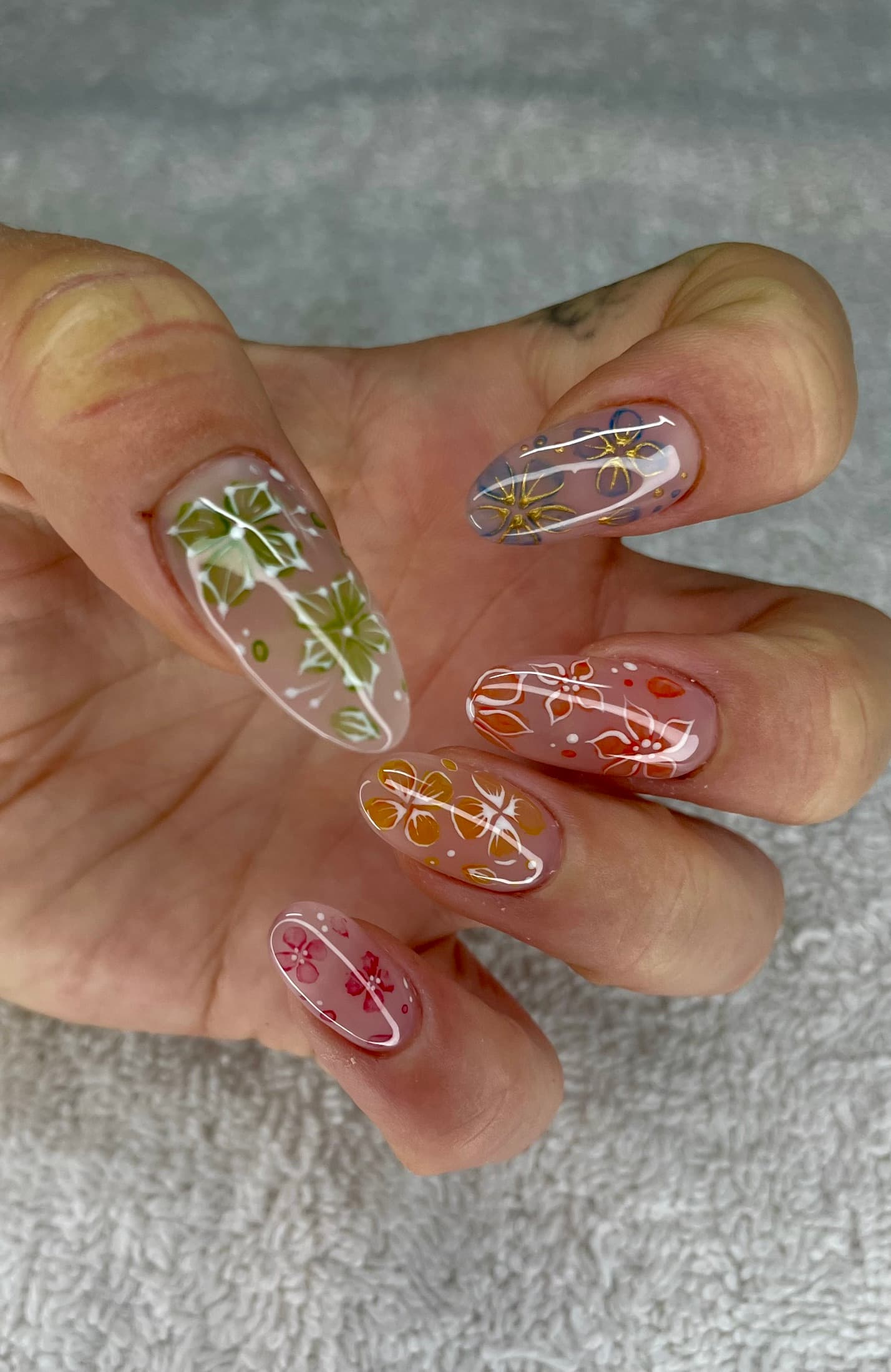 Jardin de printemps — Nail Art
