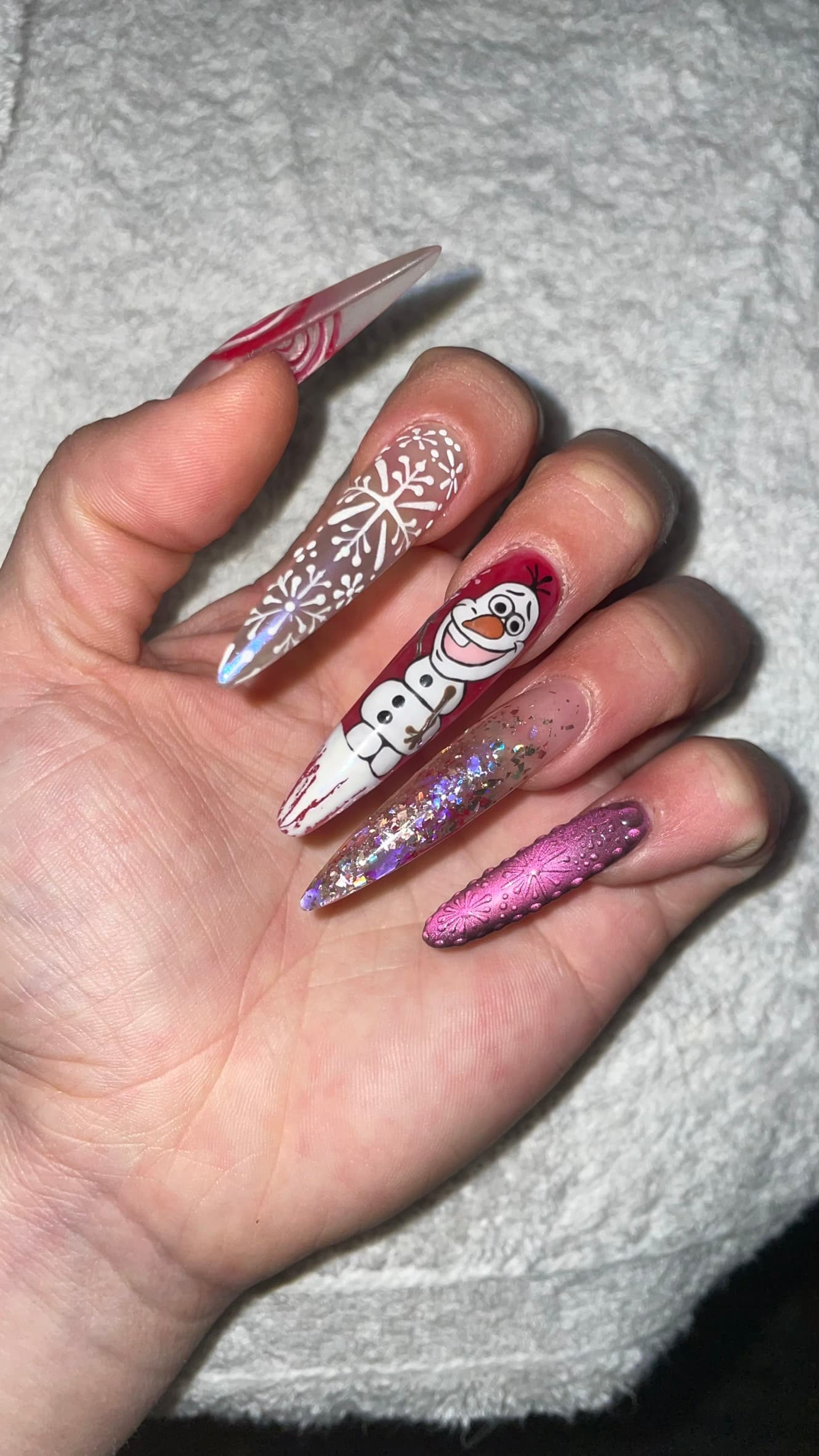 Paisley blanc — Nail Art
