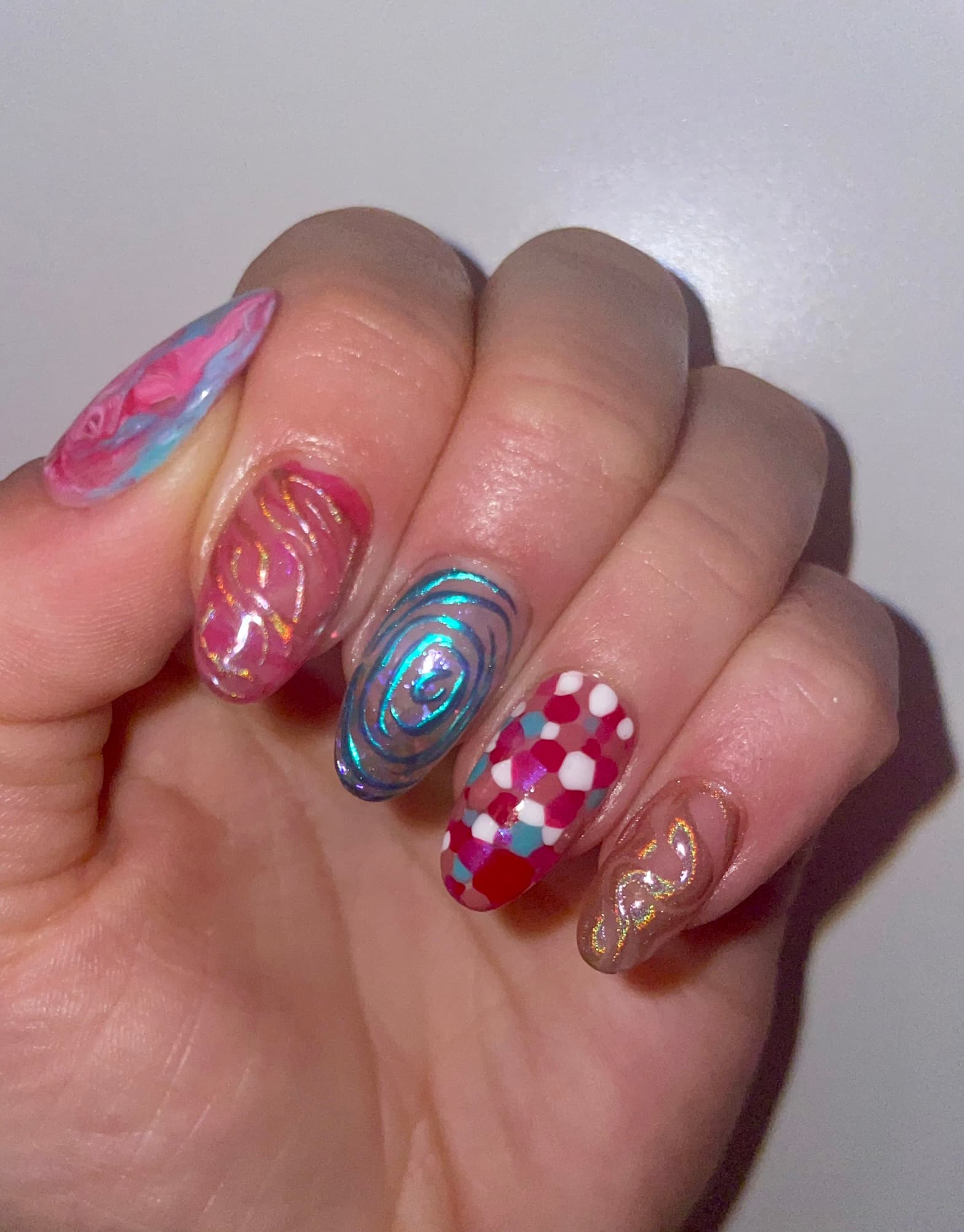Pop rouge — Nail Art